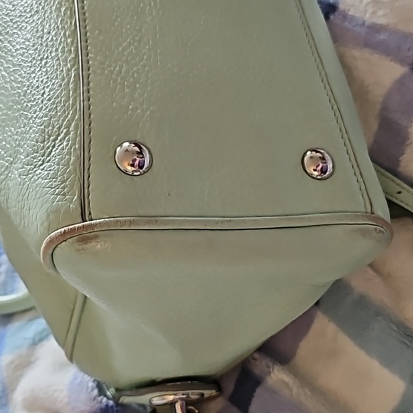 Coach Crossbody satchel in light seafoam green - Picture 5 of 10
